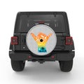 SURF WAVE WHITE TIRE COVER