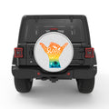SURF WAVE BLACK TIRE COVER