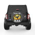 TACOS ARE BAE BLACK CARBON FIBER TIRE COVER