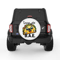 TACOS ARE BAE WHITE TIRE COVER