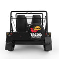 TACOS THE ANSWER TO LIFE PROBLEMS BLACK TIRE COVER FOR MOKE