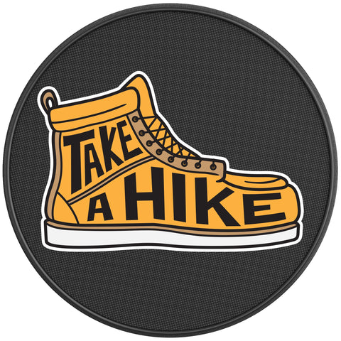 TAKE A HIKE BLACK CARBON FIBER TIRE COVER