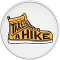TAKE A HIKE WHITE TIRE COVER