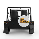 TAKE A HIKE WHITE CARBON FIBER TIRE COVER FOR MOKE