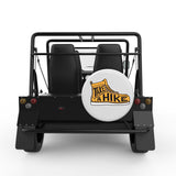 TAKE A HIKE WHITE TIRE COVER FOR MOKE