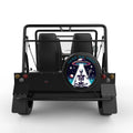 TAKE ME AWAY SKELETON BLACK TIRE COVER FOR MOKE