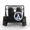 TAKE ME AWAY SKELETON SILVER CARBON FIBER TIRE COVER FOR MOKE