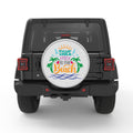 TAKE ME TO THE BEACH BLACK TIRE COVER