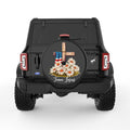 TEAM JESUS BLACK TIRE COVER