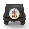 TEAM JESUS BLACK TIRE COVER
