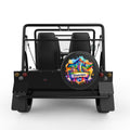 TENNESSEE BLACK CARBON FIBER TIRE COVER FOR MOKE