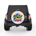 TENNESSEE PEARL  WHITE CARBON FIBER TIRE COVER