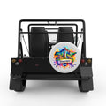 TENNESSEE WHITE CARBON FIBER TIRE COVER FOR MOKE