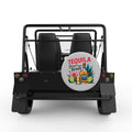 TEQUILA IS CHEAPER THAN THERAPY SILVER CARBON FIBER TIRE COVER FOR MOKE