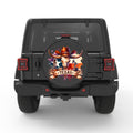 TEXAS PEARL  WHITE CARBON FIBER TIRE COVER