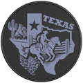TEXAS COMPILATION BLACK CARBON FIBER TIRE COVER