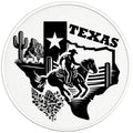 TEXAS COMPILATION BLACK TIRE COVER