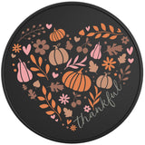 THANKFUL BLACK TIRE COVER