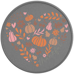 THANKFUL SILVER CARBON FIBER TIRE COVER