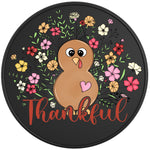 THANKFUL TURKEY BLACK TIRE COVER