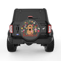 THANKFUL TURKEY BLACK CARBON FIBER TIRE COVER