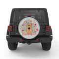 THANKFUL TURKEY WHITE TIRE COVER
