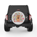 THANKFUL TURKEY SILVER CARBON FIBER TIRE COVER