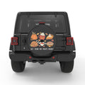 THANKSGIVING FOOD BLACK CARBON FIBER TIRE COVER