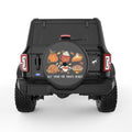 THANKSGIVING FOOD BLACK CARBON FIBER TIRE COVER