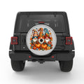 THANKSGIVING GNOMES WHITE TIRE COVER