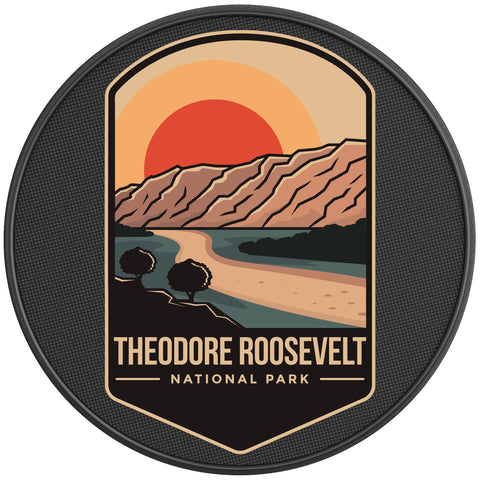 THEODORE ROOSEVELT PEARL  WHITE CARBON FIBER TIRE COVER