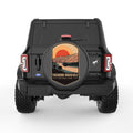 THEODORE ROOSEVELT BLACK CARBON FIBER TIRE COVER