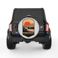 THEODORE ROOSEVELT SILVER CARBON FIBER TIRE COVER