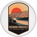 THEODORE ROOSEVELT WHITE TIRE COVER