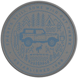 THERE IS STILL SOME WILD OUT THERE AREA 51 SILVER CARBON FIBER TIRE COVER