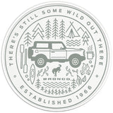 THERE IS STILL SOME WILD OUT THERE CACTUS GRAY PEARL  WHITE CARBON FIBER TIRE COVER