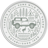 THERE IS STILL SOME WILD OUT THERE CACTUS GRAY WHITE TIRE COVER