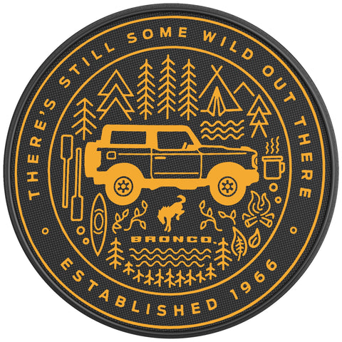 THERE IS STILL SOME WILD OUT THERE CYBER ORANGE BLACK CARBON FIBER TIRE COVER