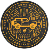 THERE IS STILL SOME WILD OUT THERE CYBER ORANGE BLACK TIRE COVER