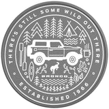 THERE IS STILL SOME WILD OUT THERE OXFORD WHITE SILVER CARBON FIBER TIRE COVER