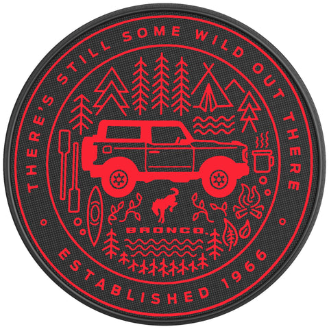 THERE IS STILL SOME WILD OUT THERE RACE RED BLACK CARBON FIBER TIRE COVER