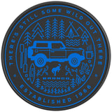 THERE IS STILL SOME WILD OUT THERE VELOCITY BLUE BLACK CARBON FIBER TIRE COVER