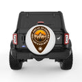 THE GREAT OUTDOORS ADVENTURER PEARL  WHITE CARBON FIBER TIRE COVER