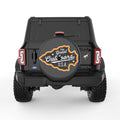 THE GREAT OUTDOORS USA BLACK CARBON FIBER TIRE COVER