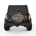 THE GREAT OUTDOORS USA BLACK TIRE COVER