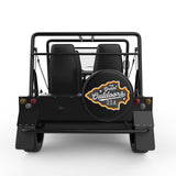THE GREAT OUTDOORS USA BLACK TIRE COVER FOR MOKE