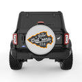 THE GREAT OUTDOORS USA SILVER CARBON FIBER TIRE COVER