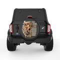 THE LION OF JUDAH BLACK TIRE COVER