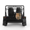 THE LION OF JUDAH BLACK TIRE COVER FOR MOKE