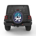 THE MOUNTAINS ARE CALLING BLACK CARBON FIBER TIRE COVER